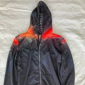 Setting Night Unisex Zip-Up Hoodie